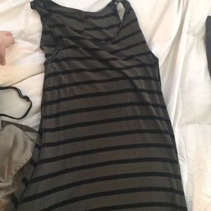 Cute olive A length dress.